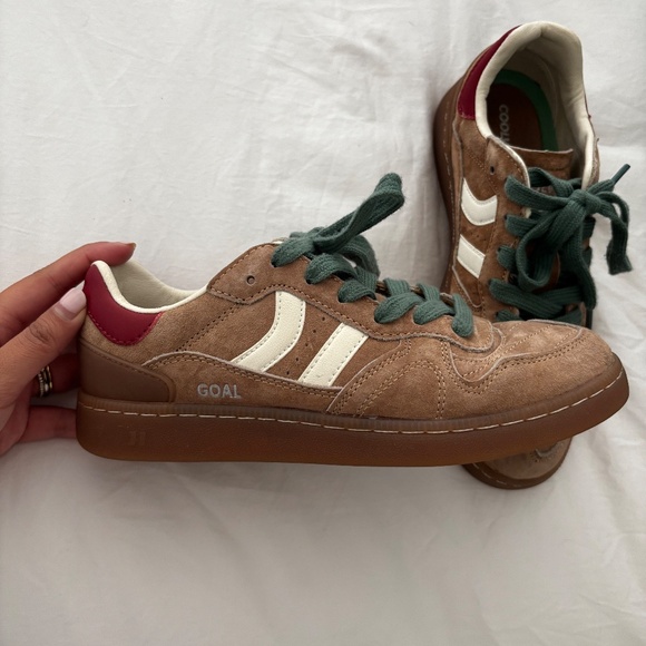 Coolway Goal Sneakers - Color Tan - Size 6 - Picture 1 of 4